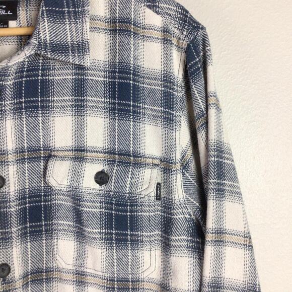 Reworked Endless Summer O'NEILL Surfing Flannel Blue Large - Picture 6 of 6